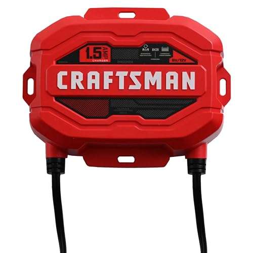 Amazon: CRAFTSMAN - Cargador de batería automotriz y mantenedor ~ precio más bajo historico.