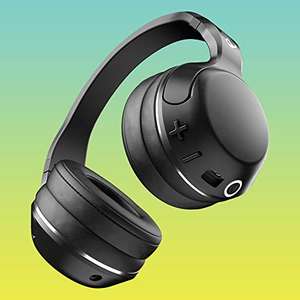 Amazon: 63% OFF - Skullcandy S6HBGY-374 Inalámbrico Bluetooth Over-ear Negro 64-
