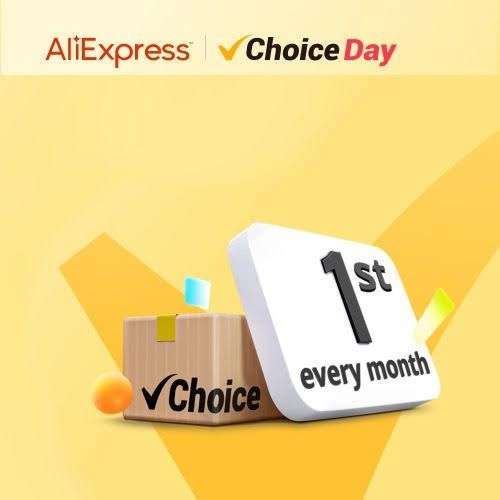 Choice Day en AliExpress -$50 MXN cada $330 MXN (Máximo $150 MXN de descuento)