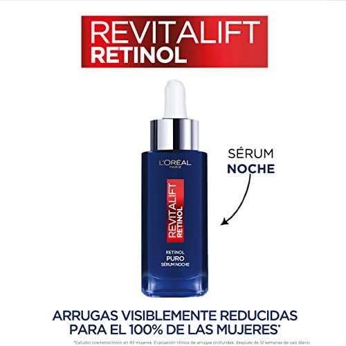 Amazon: L'OREAL PARIS Kit 2 pack sérum Revitalift Retinol puro anti-arrugas 30ml,Blanco