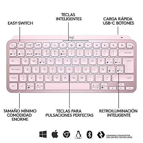 Teclado Inalámbrico Logitech MX Keys - Español –