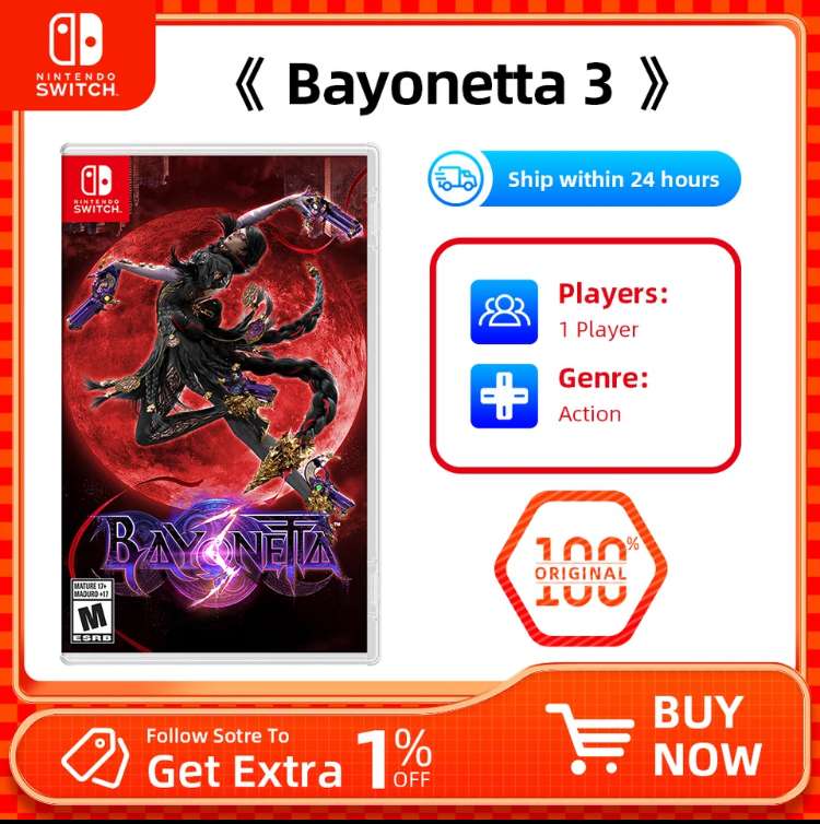 AliExpress: Bayonetta 3 - Nintendo Switch