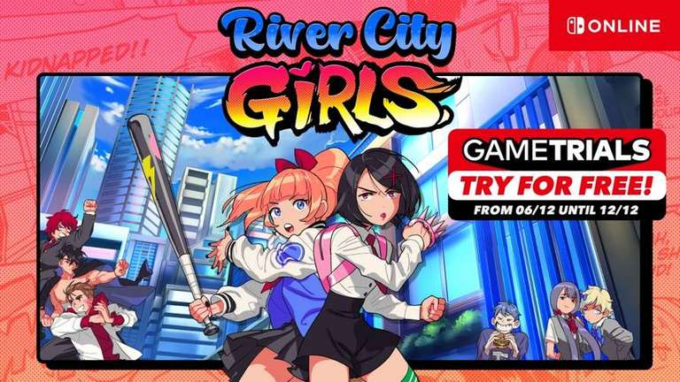 Nintendo Switch: River City Girls | Semana Gratis del 6 al 12 Diciembre (Solo Subscriptores Switch Online)