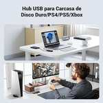 Amazon: UGREEN Hub USB 3.0, 5 en 1 Adaptador USB A a 4 USB 3.0 y 100W PD Charge