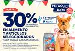 Petco - PetcoDays: Hasta 30% de Descuento en alimento y artículos para mascotas