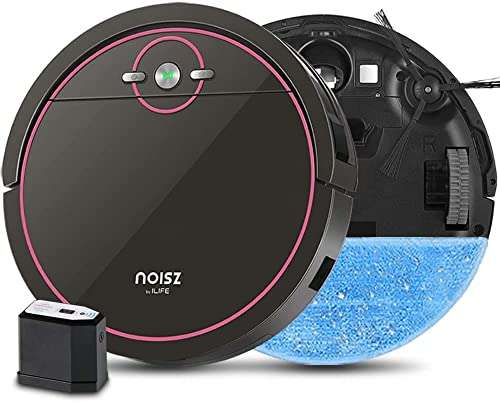 Amazon: Noisz by ILIFE, Robot Aspirador S5 Pro con modo MAX, Electropared, tanque de agua, sin enredos, silencioso