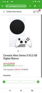 Despensa Bodega Aurrera| Xbox Series s | más $500 en tarjeta de regalo pagando con Débito o EFECTIVO