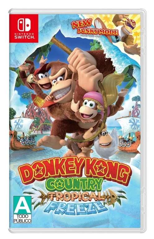 Mercado libre - Donkey Kong Country: Tropical Freeze Donkey Kong Country Standard Edition Nintendo Switch Físico