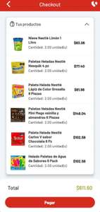 Soriana: $100 de descuento en la compra de $400 en helados Nestle + 2° al 50% de descuento