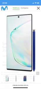 Tienda Movistar - Samsung Galaxy Note 10 256 gb caja dañada y varios más