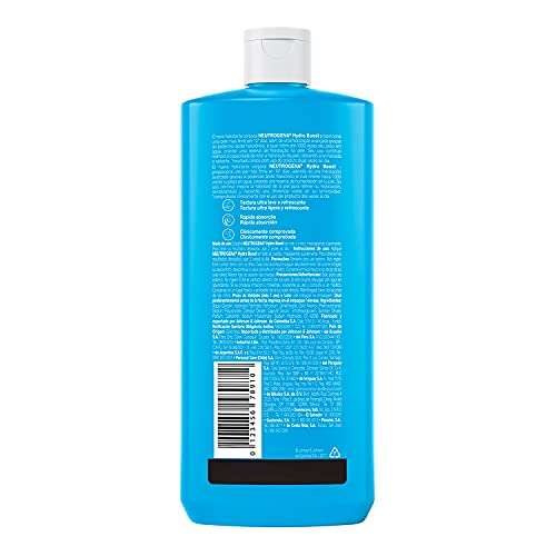 Amazon: Crema corporal en gel Neutrogena Hydro Boost Ácido Hialurónico 400 ml | envío gratis con Prime