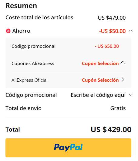 Aliexpress: POCO F5 PRO 12gb/512gb Versión Global (enviado desde MEXICO) 