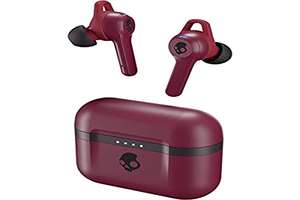 Amazon: SKULLCANDY Audifonos Inalámbrico Indy EVO True Wireless IN-Ear IN Ear, Rojo Profundo, Talla Única