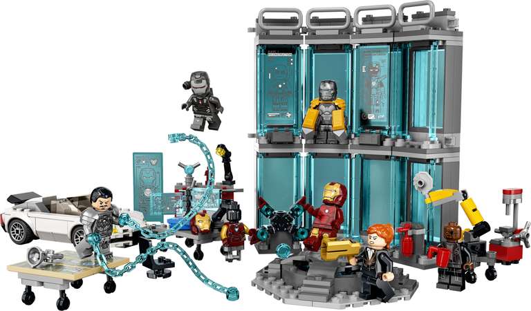 Soriana: Lego Marvel Armería de Iron Man 76216
