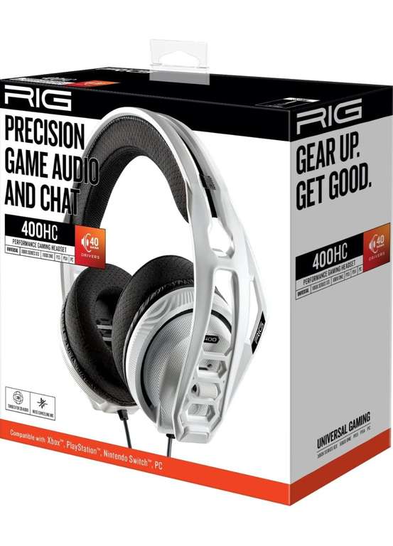 Amazon: RIG 400HC Auriculares Universales para Juegos Xbox Series X|S, Xbox One, Playstation, PS4, PS5, Nintendo Switch y PC