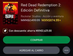 Xbox: Red Dead Redemption 2: Edición Definitiva