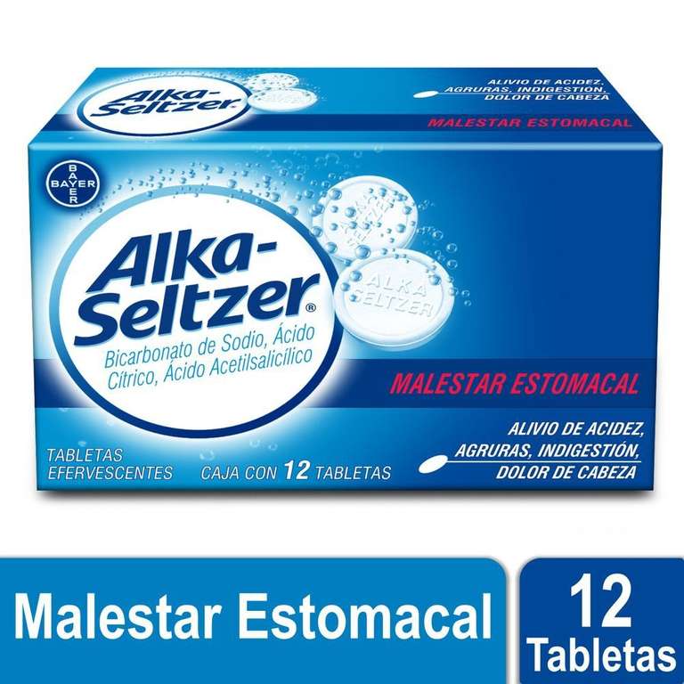 Cornershop, Soriana: Alka-Seltzer tabletas efervescentes (3x1 con membresía POP)