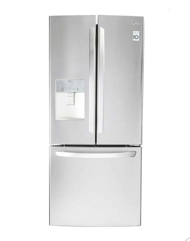 Bodega Aurrera: Refrigerador LG 22 pies con despachador de agua Acero Inox