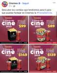 Cinemex y Cinépolis [Fiesta del Cine 2023]: Boletos en $29 2D, 3D $49 y VIP, 4DX o Platino en $69 (27 febrero al 01 de marzo)