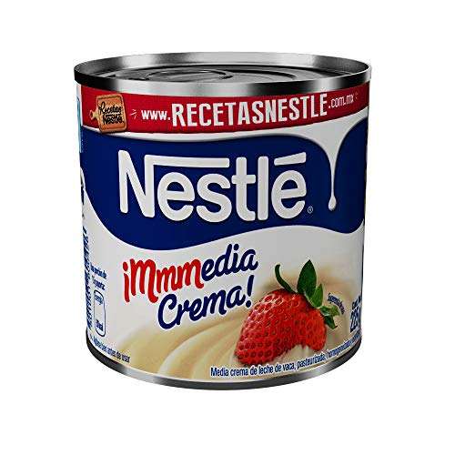 Amazon: Nestle Media Crema Nestle 225 ml (cantidad mín 3)- Envio Gratis con Prime