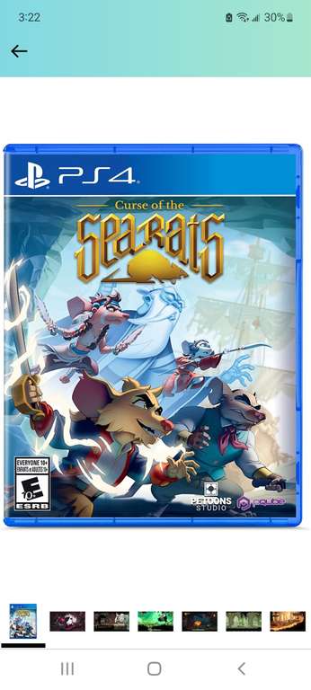 Amazon: Curse of the sea rats ps4 / ps5*/ switch *