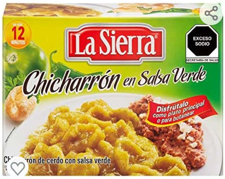 Amazon: La sierra Chicharron en salsa verde a precio de supermercado