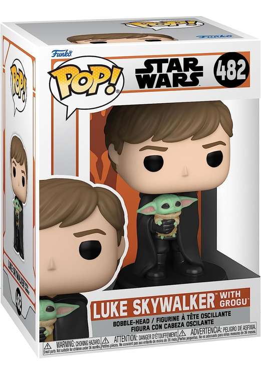 Amazon: Funko pop Luke skywalker con grogu | envío gratis con Prime