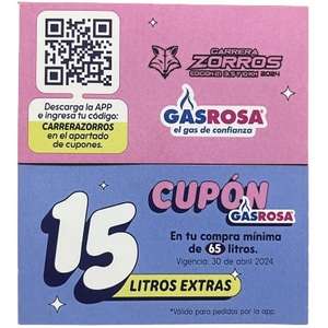 15 litros GRATIS de Gas Rosa en recargas de 65 lts para Guadalajara