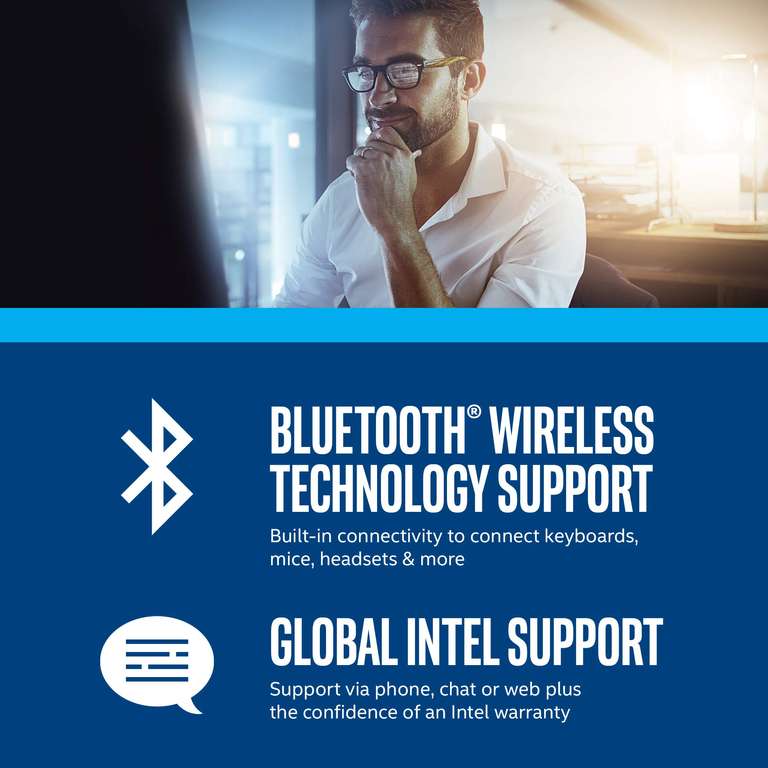 Amazon: Intel AX200 Bluetooth 5.2 Wi-Fi/Bluetooth Combo Adaptador WiFi 6