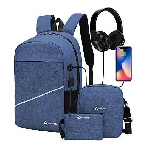 Amazon - mochila laptop, lapicera y mochila cruzada (mariconera)