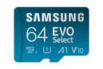 Amazon: SAMSUNG EVO Select 64GB Micro SD Tarjeta de Memoria
