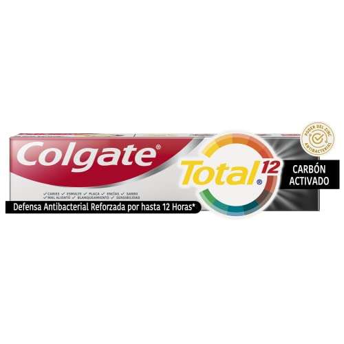 Amazon: Colgate Pasta Dental Total 12 Carbón 150ml | envío gratis con Prime