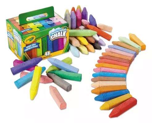Mercado Libre: Crayola Chalk - Gises Gigantes Lavables - Paquete de 48
