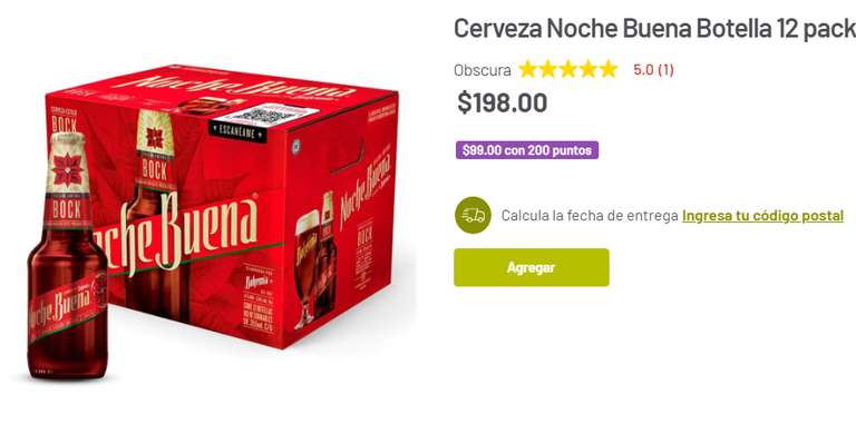Soriana: Cerveza Noche Buena Botella 12 pack 355 ml (con 200 puntos) -  promodescuentos.com