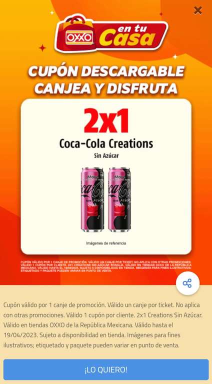 Oxxo: Coca Cola: 2x1 Límited Edition
