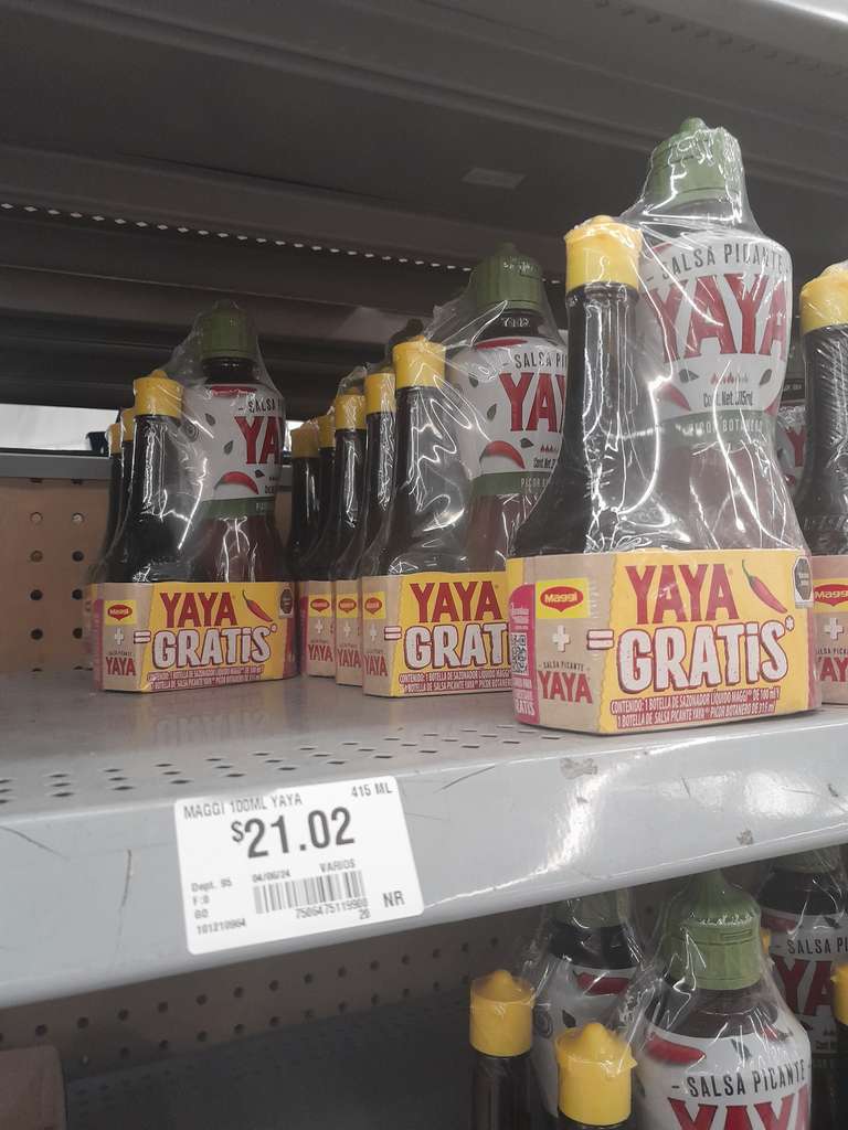 Walmart: Salsa Maggi + Salsa Yaya - Cdmx