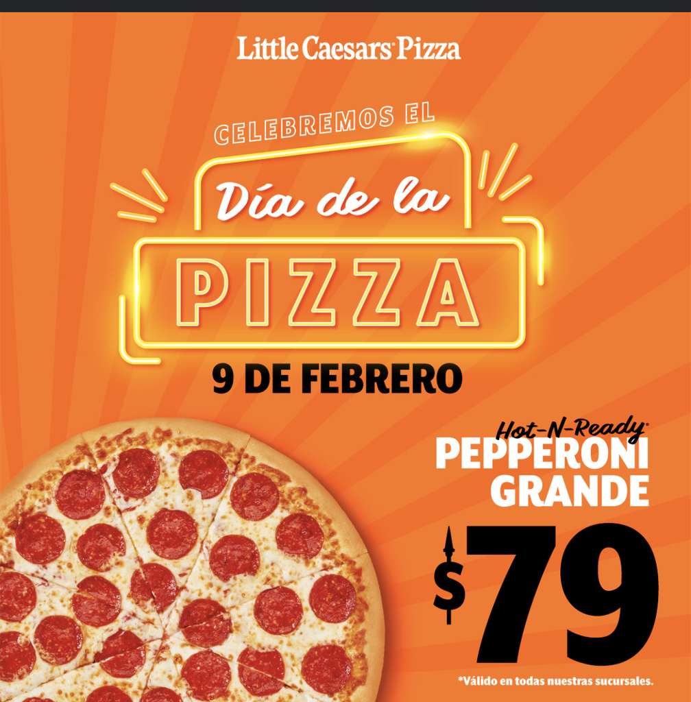 Little Caesars Pizza Día de la pizza