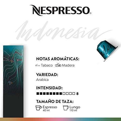 Amazon: Nespresso, Café Master Origin, Paquete de 50 cápsulas de Sistema Original | Planea y Ahorra