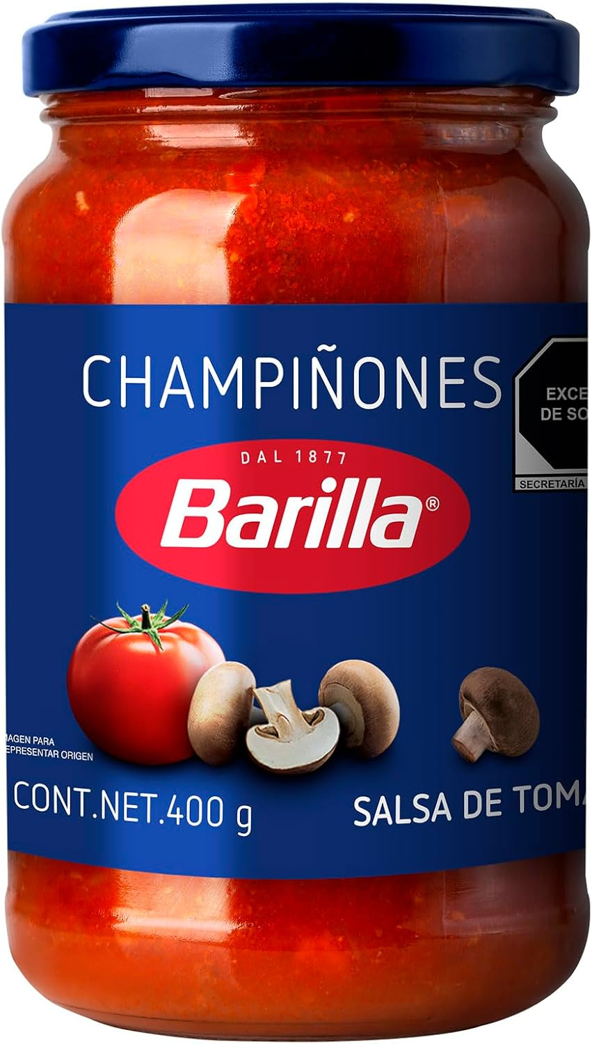Amazon: Barilla Salsa de Tomate con Champiñones 400 g