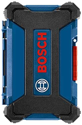 Amazon: Bosch DDMS40 - Juego de Sistema de Atornillado y Taladrado Impact Tough, maletín personalizable, 40 piezas
