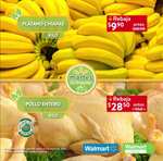 Walmart: Martes de Frescura 9 Enero: Plátano $9.90 kg • Jitomate ó Papa $27.90 kg • Perón Golden ó Pera de Anjou $29.90 kg