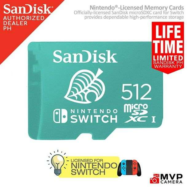 Bodega Aurrera: SanDisk Tarjeta tf/sd Flash card 64-512GB for Nintendo Switch Gao Jiahui unisex