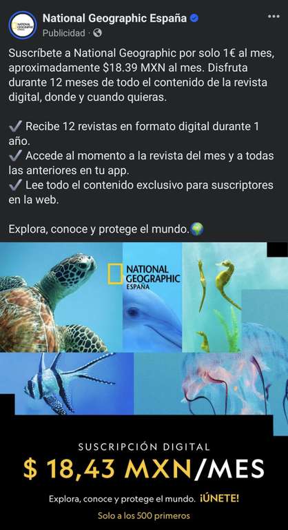 Revista National Geographic - Suscripción Anual (Digital)