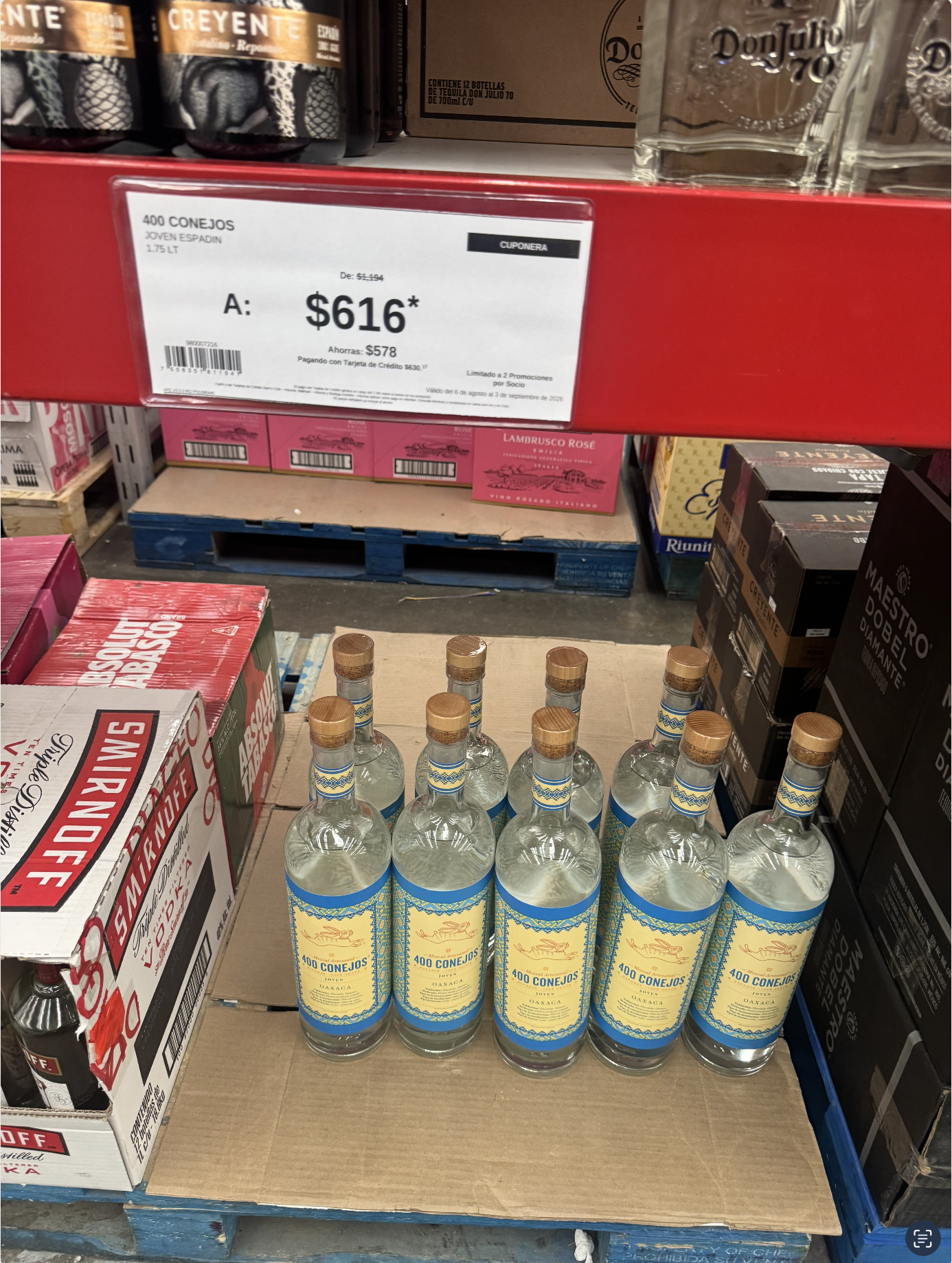 SAMS PATONA 400 Conejos espadín 1.75 L