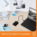 Amazon: Western Digital - Disco duro externo portátil Elements de 2 TB - USB 3.0 - WDBU6Y0020BBK