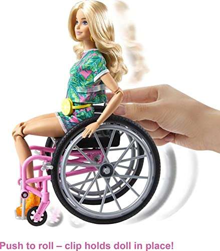 Amazon: Barbie Fashionista Fashionista en Silla de Ruedas