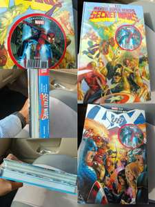 Chedraui: 2 comics - "Secret Wars" y "Avengers vs X Men" versión DELUXE