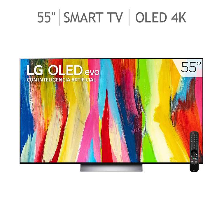 Costco: LG Pantalla 55" OLED EVO 4K Smart TV AI ThinQ (C2)
