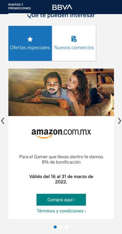 BBVA y Amazon MX 8% Bonificación gamer