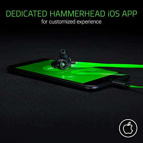 Amazon: Razer Hammerhead - Auriculares para iOS